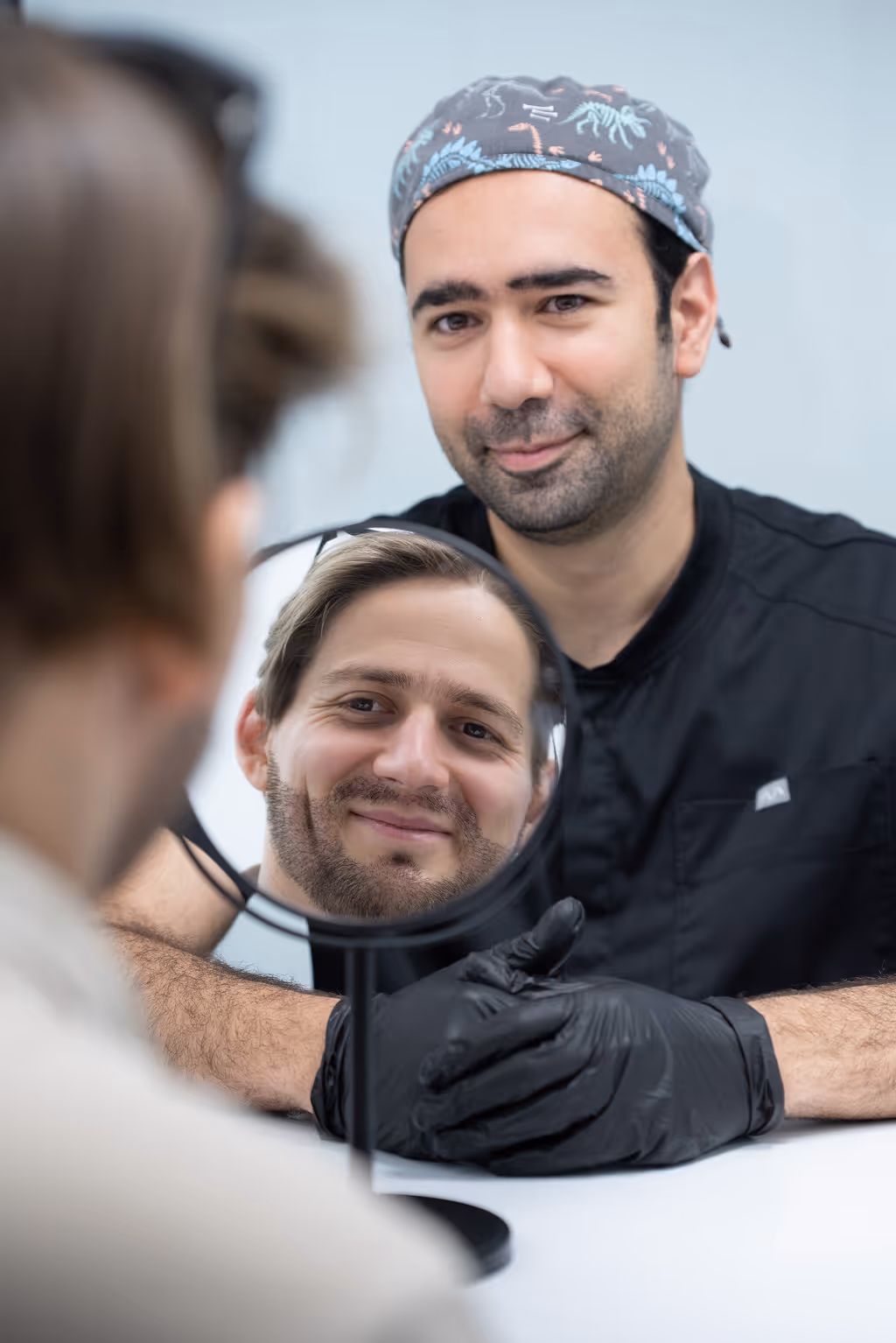 Hair transplant patient at Estetime clinic in Yerevan, Armenia